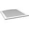 Ekena Millwork Arch Top Surface Mount PVC Gable Vent: Functional, w/ 3-1/2"W x 1"P Standard Frame, 38"W x 42"H GVPAR38X4201SF - alternate 3